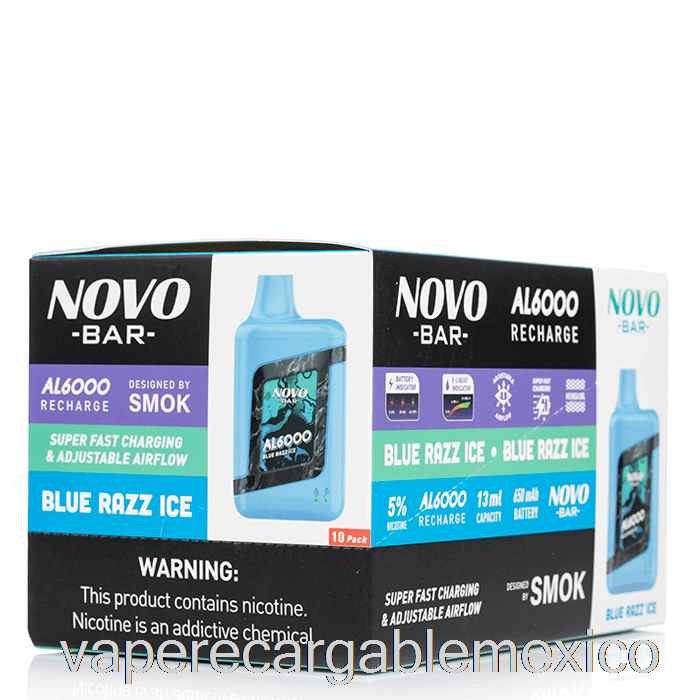 Vape Recargable [paquete De 10] Smok Novo Bar Al6000 Desechable